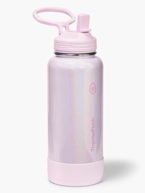 32oz Pink Iridescent Stainless Steel Water Bottle